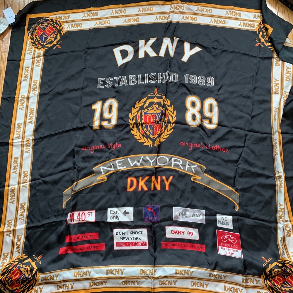 DKNY silk scarf